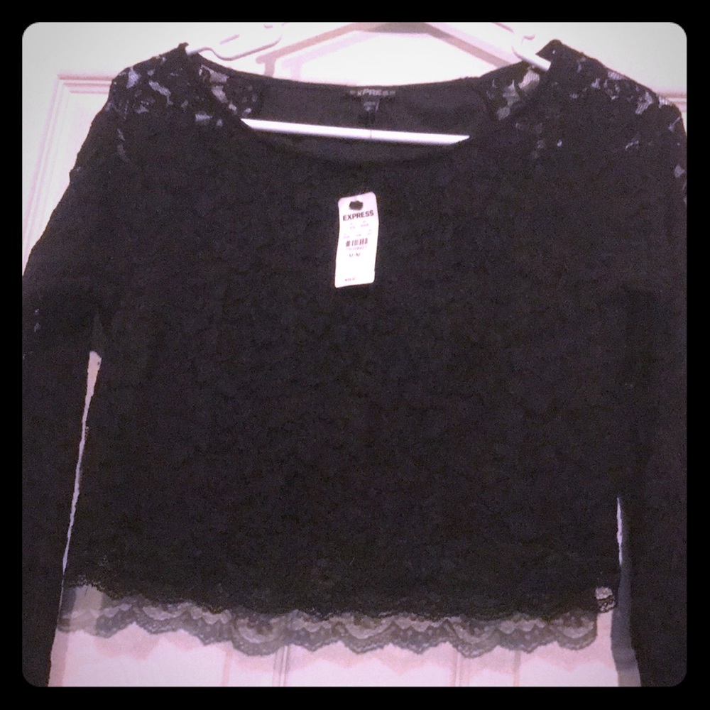 Express Lace Crop Top